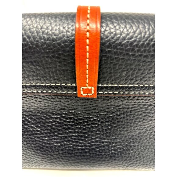 Dooney and Bourke Mini Cambridge Black Pebbled Leather Crossbody Purse Handbag - Picture 6 of 12
